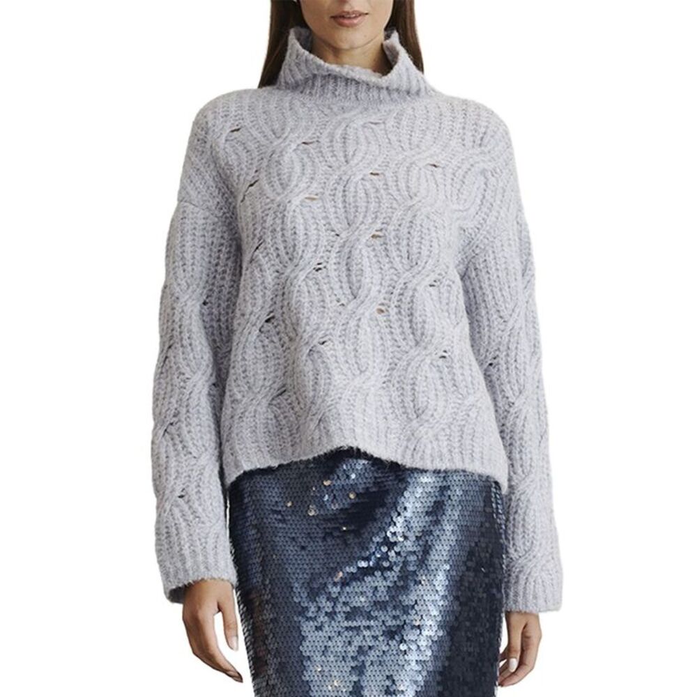 Tanya Taylor Womens  Opaline Alpaca & Wool-Blend Top